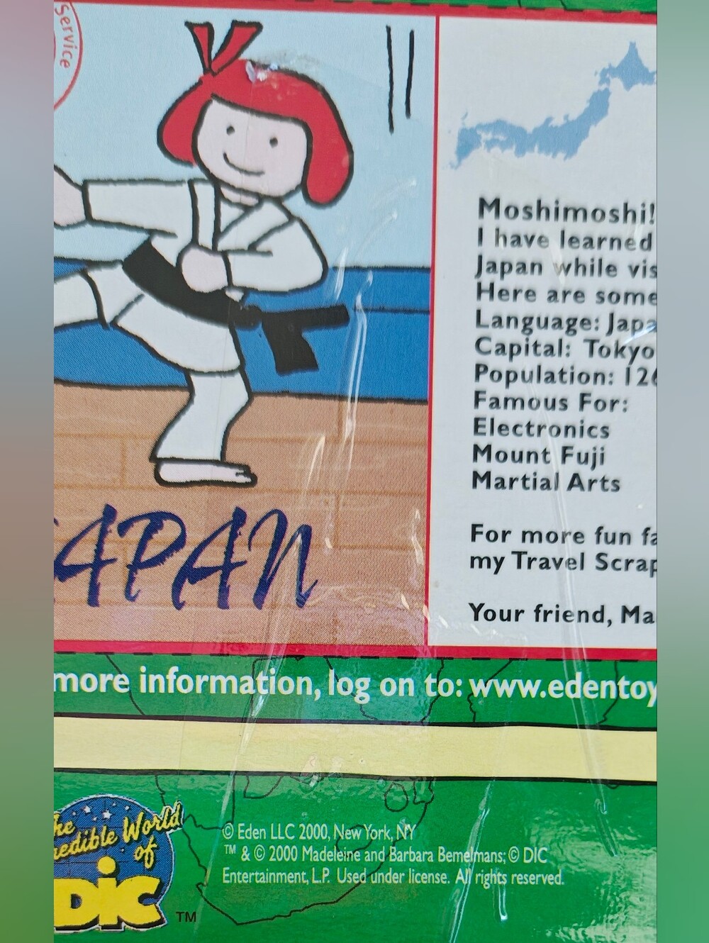 Madeline Japan Doll, Outfit & Book Bundle-Missing Stickers Open Box - Picture 6 of 7
